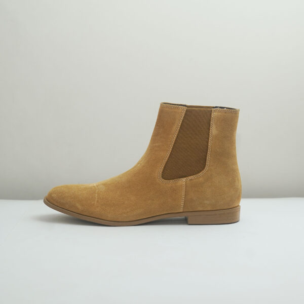 Flukie Toffee Suede Ankle Boots